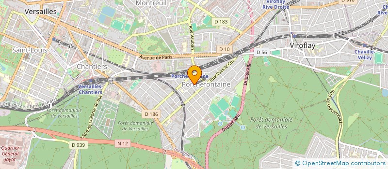 localisation de l'entreprise MONSIEUR JEAN DUPRAZ à VERSAILLES