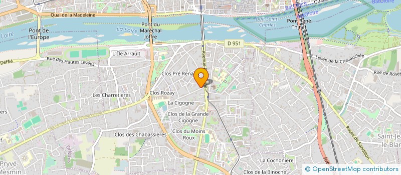 localisation de l'entreprise MONSIEUR JEAN DUPRE à ORLEANS