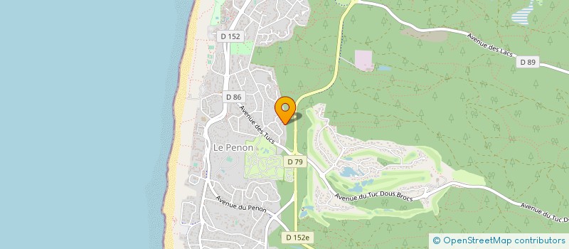 localisation de l'entreprise MONSIEUR JEAN DUPRE  SEIGNOSSE