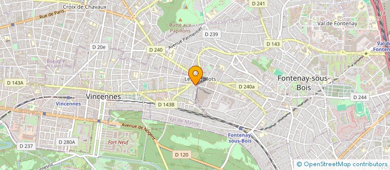 localisation de l'entreprise MONSIEUR JEAN DUPRE à VINCENNES