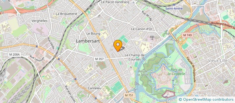 localisation de l'entreprise MONSIEUR JEAN DUPREZ à LAMBERSART