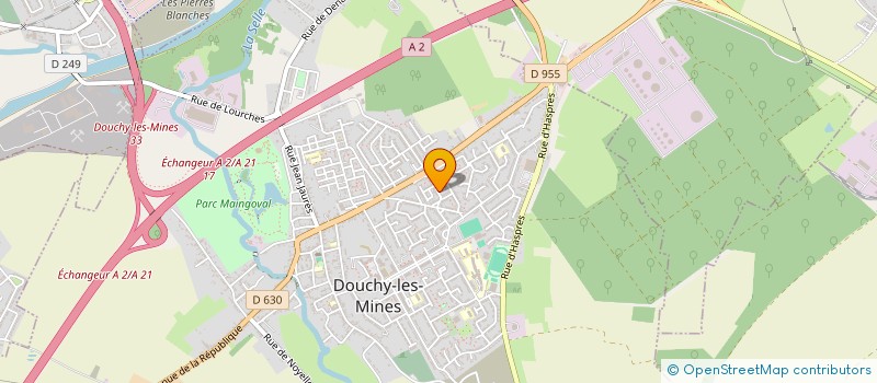 localisation de l'entreprise MONSIEUR JEAN DUPRIEZ à DOUCHY-LES-MINES