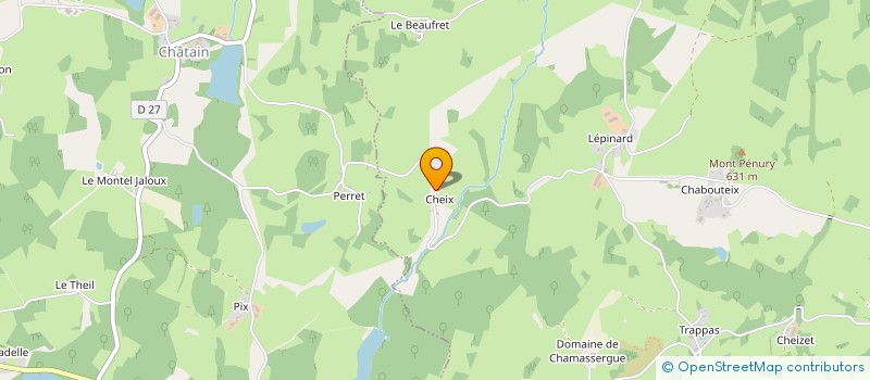 localisation de l'entreprise MONSIEUR JEAN DUPUIS à AUZANCES