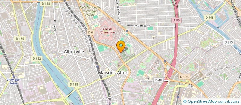 localisation de l'entreprise MONSIEUR JEAN DUPUIS  MAISONS-ALFORT