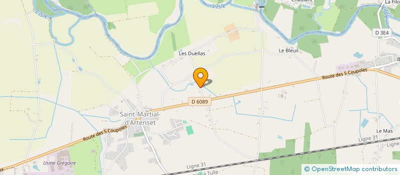 localisation de l'entreprise MONSIEUR JEAN DUPUY  SAINT-BARTHELEMY-DE-BELLEGARDE