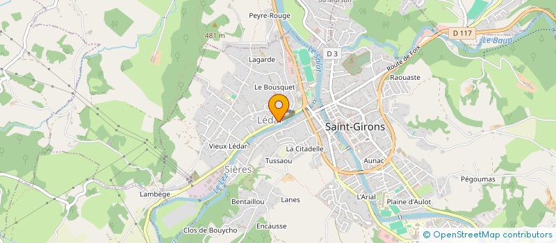 localisation de l'entreprise MONSIEUR JEAN DUPUY à SAINT-GIRONS