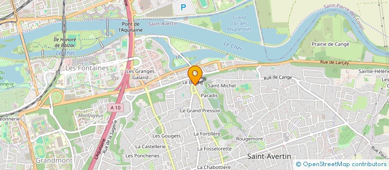 localisation de l'entreprise MONSIEUR JEAN DUQUAIRE à SAINT-AVERTIN