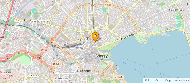 localisation de l'entreprise MONSIEUR JEAN DUQUENNOY à ANNECY