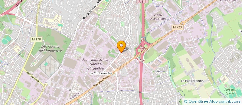 localisation de l'entreprise MONSIEUR JEAN DUQUET  CARQUEFOU