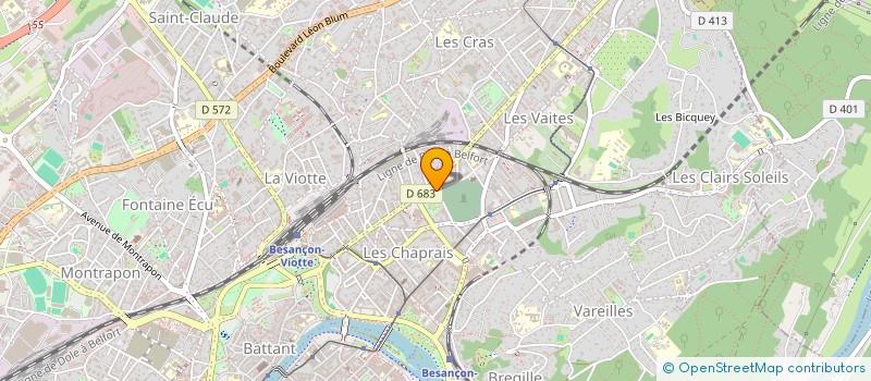 localisation de l'entreprise MONSIEUR JEAN DUQUET  BESANCON