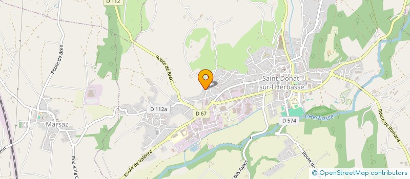 localisation de l'entreprise MONSIEUR JEAN DURAND  CHAVANNES