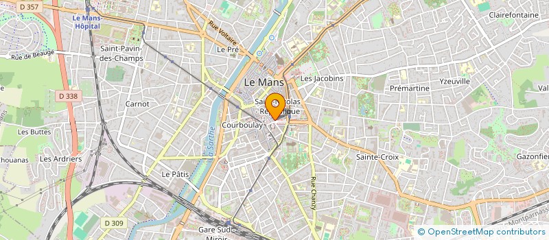 localisation de l'entreprise MONSIEUR JEAN DURAND à LE MANS