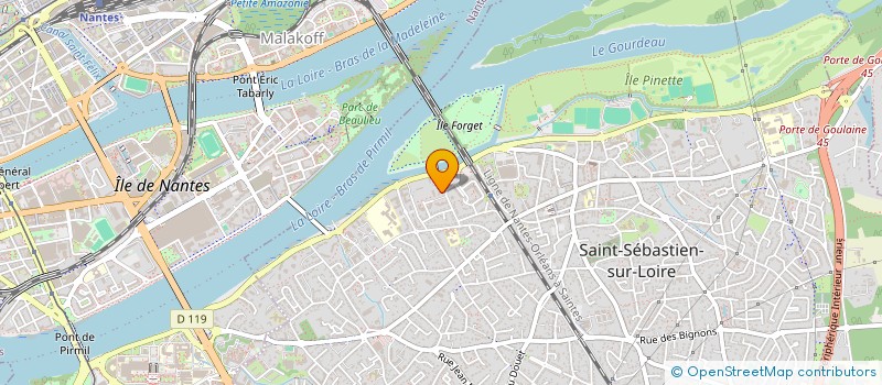 localisation de l'entreprise MONSIEUR JEAN DURAND  SAINT-SEBASTIEN-SUR-LOIRE