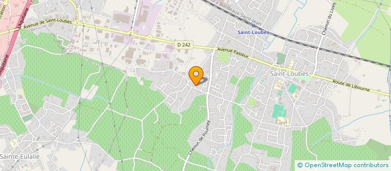 localisation de l'entreprise MONSIEUR JEAN DURANDET  SAINT-LOUBES