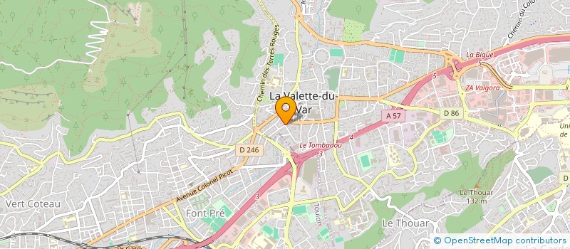 localisation de l'entreprise MONSIEUR JEAN DURANTI à LA VALETTE-DU-VAR