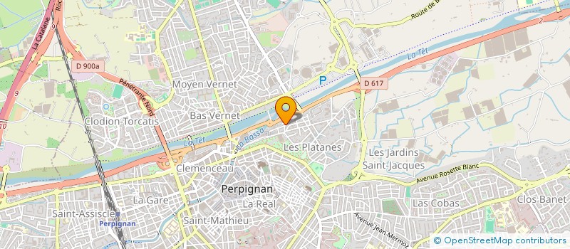 localisation de l'entreprise MONSIEUR JEAN DURBAN à PERPIGNAN