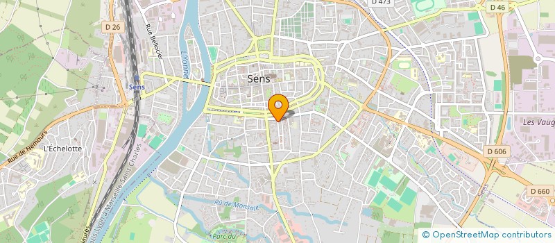 localisation de l'entreprise MONSIEUR JEAN DUREL  SENS