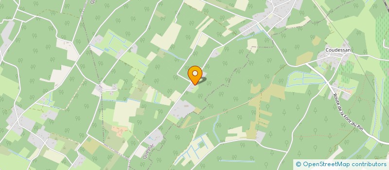 localisation de l'entreprise MONSIEUR JEAN DURET  QUEYRAC