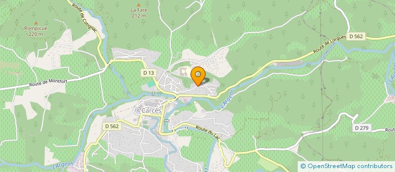 localisation de l'entreprise MONSIEUR JEAN DUREUX  CARCES