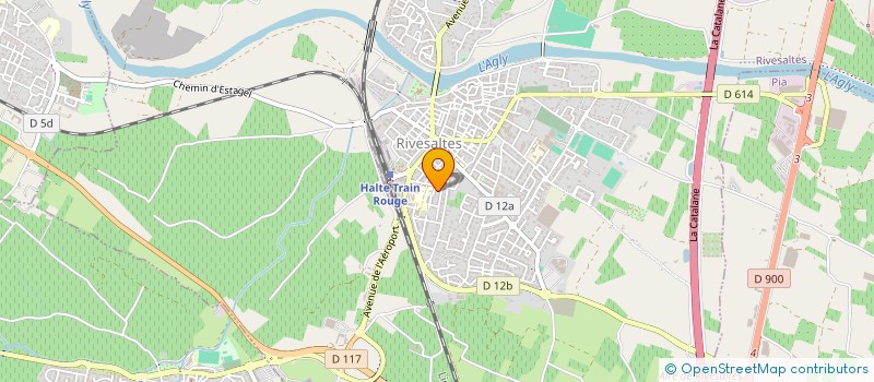 localisation de l'entreprise MONSIEUR JEAN DURIEZ  RIVESALTES