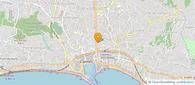 localisation de l'entreprise MONSIEUR JEAN DURIN à CANNES