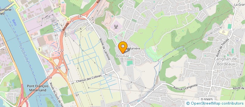 localisation de l'entreprise MONSIEUR JEAN DUROCHER  BOULIAC