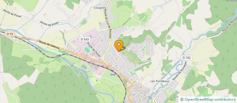 localisation de l'entreprise MONSIEUR JEAN DURON à DIE