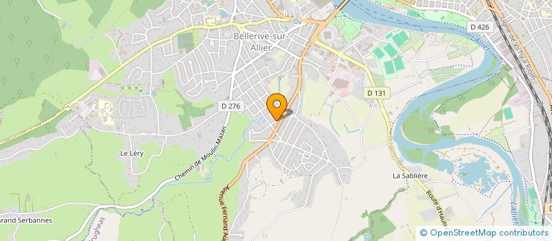 localisation de l'entreprise MONSIEUR JEAN DUROUX à BELLERIVE-SUR-ALLIER