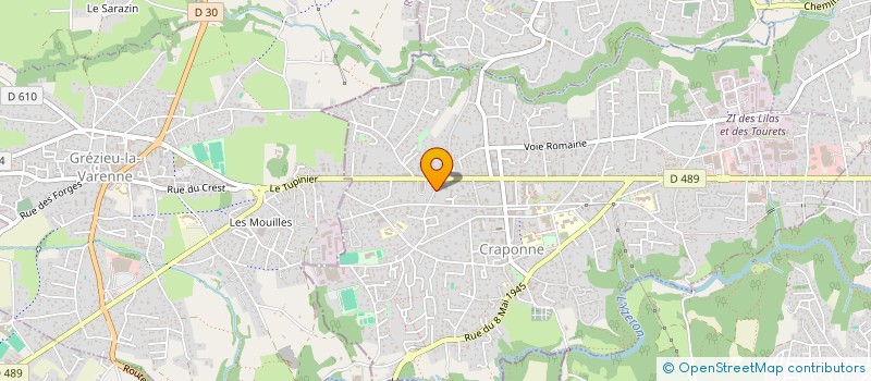 localisation de l'entreprise MONSIEUR JEAN DURSAPT  CRAPONNE