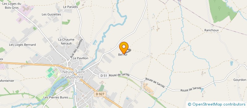 localisation de l'entreprise MONSIEUR JEAN DURY à MERS-SUR-INDRE