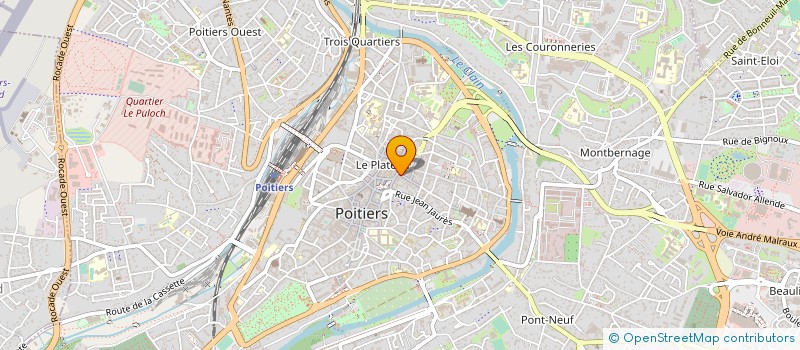 localisation de l'entreprise MONSIEUR JEAN DUSART à POITIERS