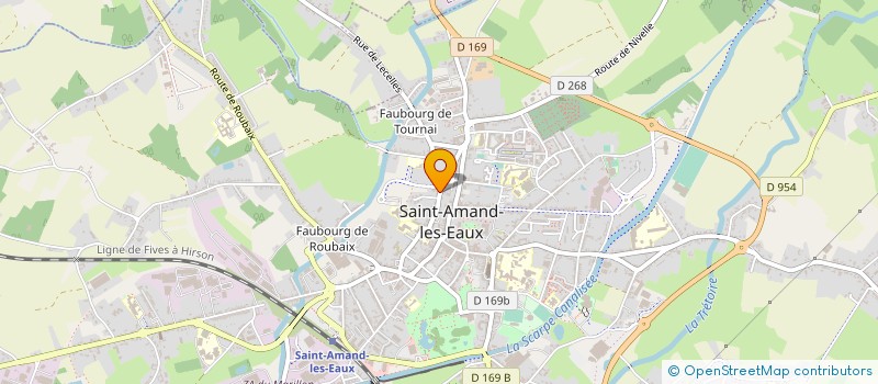 localisation de l'entreprise MONSIEUR JEAN DUSART à SAINT-AMAND-LES-EAUX