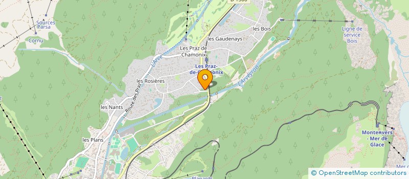 localisation de l'entreprise MONSIEUR JEAN DUSONG à CHAMONIX-MONT-BLANC