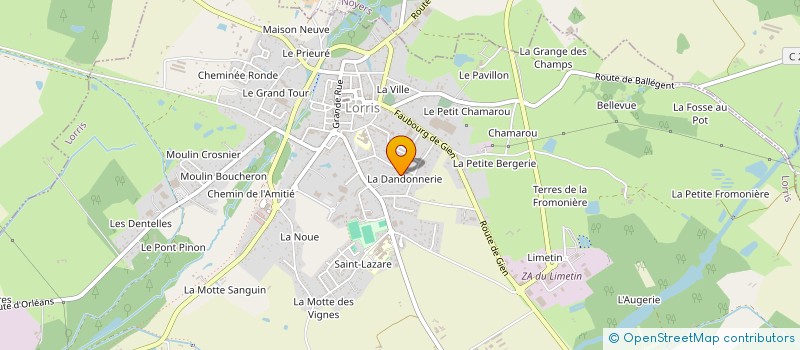 localisation de l'entreprise MONSIEUR JEAN DUSSAULT à LORRIS