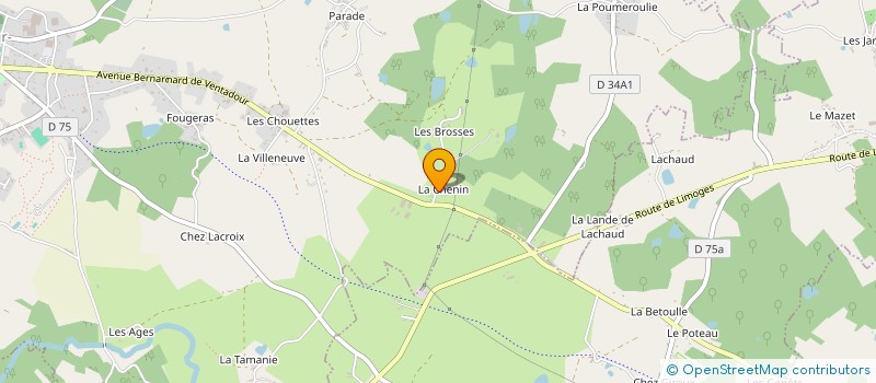 localisation de l'entreprise MONSIEUR JEAN DUSSOUBS  ORADOUR-SUR-VAYRES