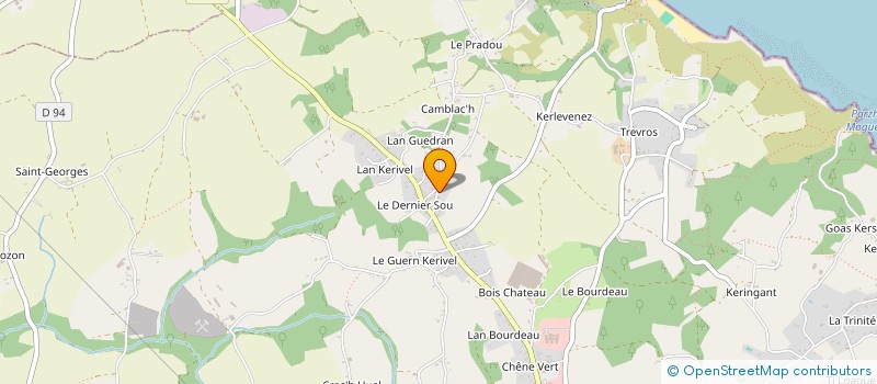localisation de l'entreprise MONSIEUR JEAN DUTEIL à PLOUHA