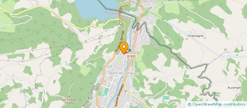 localisation de l'entreprise MONSIEUR JEAN DUTEIL  BORT-LES-ORGUES