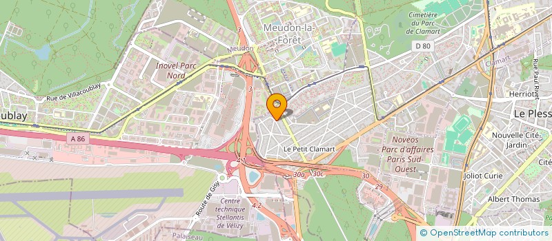 localisation de l'entreprise MONSIEUR JEAN DUTEL à CLAMART