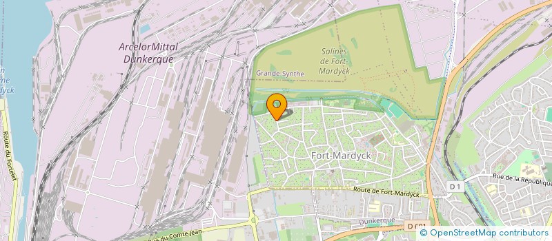 localisation de l'entreprise MONSIEUR JEAN DUTHOIT à DUNKERQUE