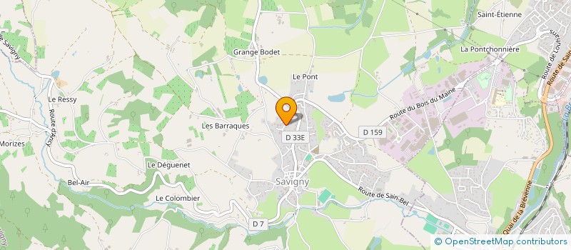 localisation de l'entreprise MONSIEUR JEAN DUTOUR à SAVIGNY