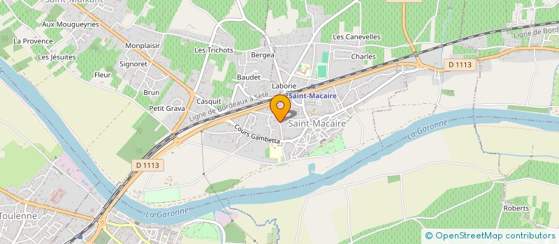 localisation de l'entreprise MONSIEUR JEAN DUTREUILH  SAINT-MACAIRE