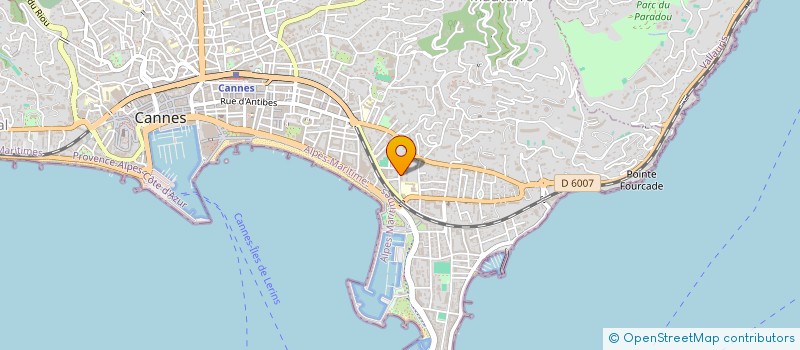 localisation de l'entreprise MONSIEUR JEAN DUTRUEL à CANNES