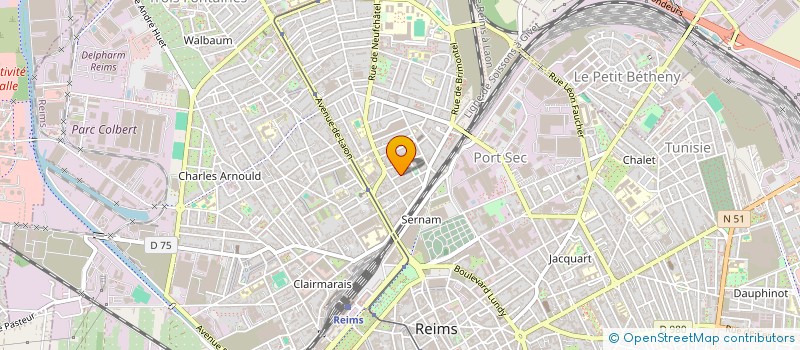 localisation de l'entreprise MONSIEUR JEAN DUVAL à REIMS
