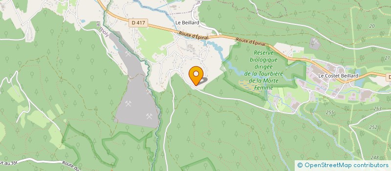 localisation de l'entreprise MONSIEUR JEAN DUVAL SARRADO  GERARDMER