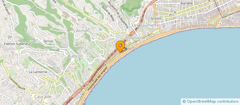 localisation de l'entreprise MONSIEUR JEAN DUVENT  NICE