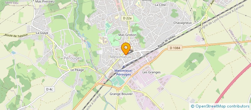 localisation de l'entreprise MONSIEUR JEAN DUVIEUSART  MEXIMIEUX