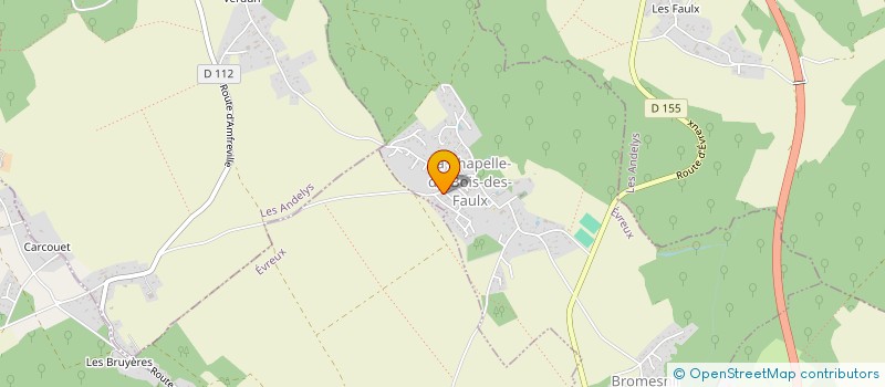 localisation de l'entreprise MONSIEUR JEAN DUVIL  LA CHAPELLE-DU-BOIS-DES-FAULX