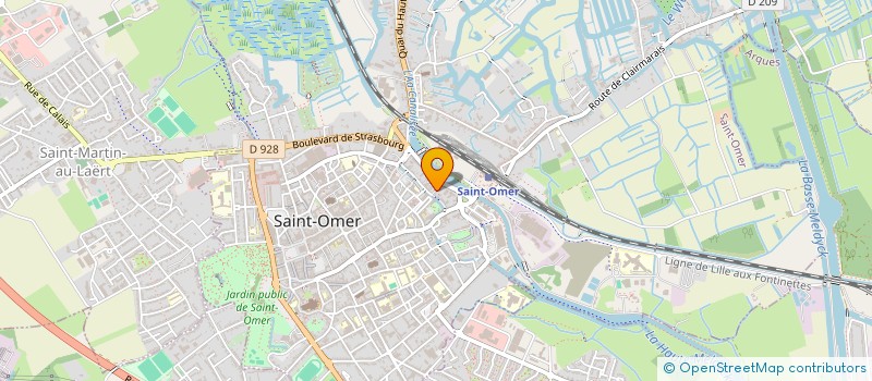 localisation de l'entreprise MONSIEUR JEAN DUVIVIER à SAINT-OMER