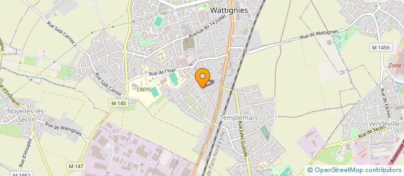 localisation de l'entreprise MONSIEUR JEAN DUVIVIER  WATTIGNIES