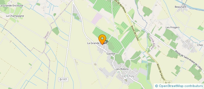 localisation de l'entreprise MONSIEUR JEAN DUZON  LE CHAY